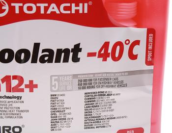 1 189 р. Антифриз красный -40C 5кг G12+ NIRO Coolant TOTACHI  с доставкой в г. Пермь. Увеличить фотографию 2