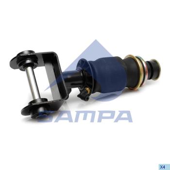 Амортизатор RENAULT Kerax DXI,Magnum DXI,Premium кабины задний (пневмо) SAMPA