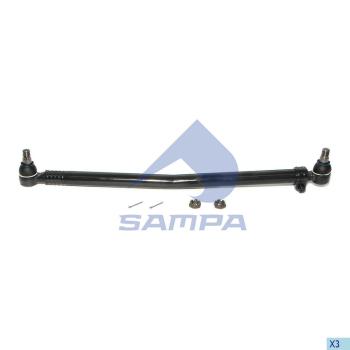 Тяга рулевая IVECO продольная L=820мм SAMPA
