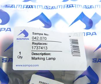 899 р. Фонарь габаритный SCANIA 4 series желтый светодиодный (патрон овальный) SAMPA  с доставкой в г. Пермь. Увеличить фотографию 3