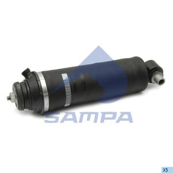 Амортизатор RENAULT C,K,T series VOLVO  FH,FM,FMX,NH кабины (пневмо) SAMPA
