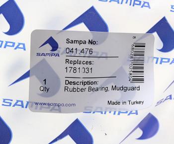 449 р. Втулка SCANIA 6 series кронштейна крыла SAMPA  с доставкой в г. Пермь. Увеличить фотографию 3