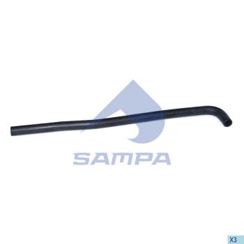 Шланг КАМАЗ-5490 MERCEDES радиатора SAMPA