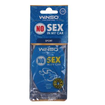Ароматизатор подвесной пластина (спорт) No Sex WINSO