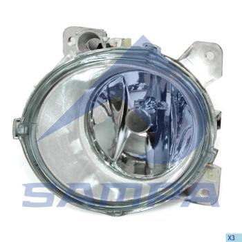 Фара противотуманная SCANIA 4,P,G,R,T series правая наружная SAMPA