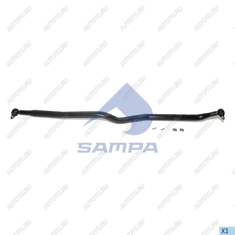 8 449 р. Тяга рулевая SCANIA продольная L=1921мм SAMPA  с доставкой в г. Пермь
