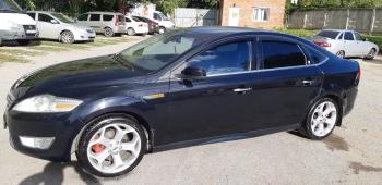 3 499 р. Пластиковые накладки порогов Фанат Тюнинг Ford Mondeo Mk4,BD дорестайлинг, седан (2007-2010) (неокрашенные (глянец под окраску))  с доставкой в г. Пермь. Увеличить фотографию 3
