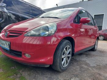 3 499 р. Пластиковые накладки порогов Фанат Тюнинг  Honda Jazz (2001-2008) (неокрашенные (глянец под окраску))  с доставкой в г. Пермь. Увеличить фотографию 2