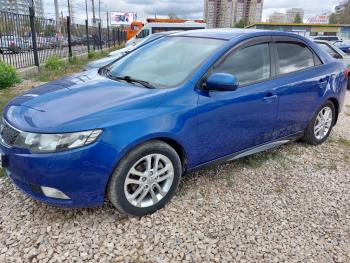 3 499 р. Пластиковые накладки порогов Фанат Тюнинг  KIA Cerato  2 TD (2008-2013) седан (неокрашенные)  с доставкой в г. Пермь. Увеличить фотографию 2