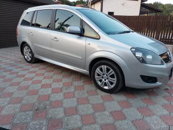 3 499 р. Пластиковые накладки порогов Фанат Тюнинг Opel Zafira В рестайлинг (2007-2015) (неокрашенные (глянец под окраску))  с доставкой в г. Пермь. Увеличить фотографию 2