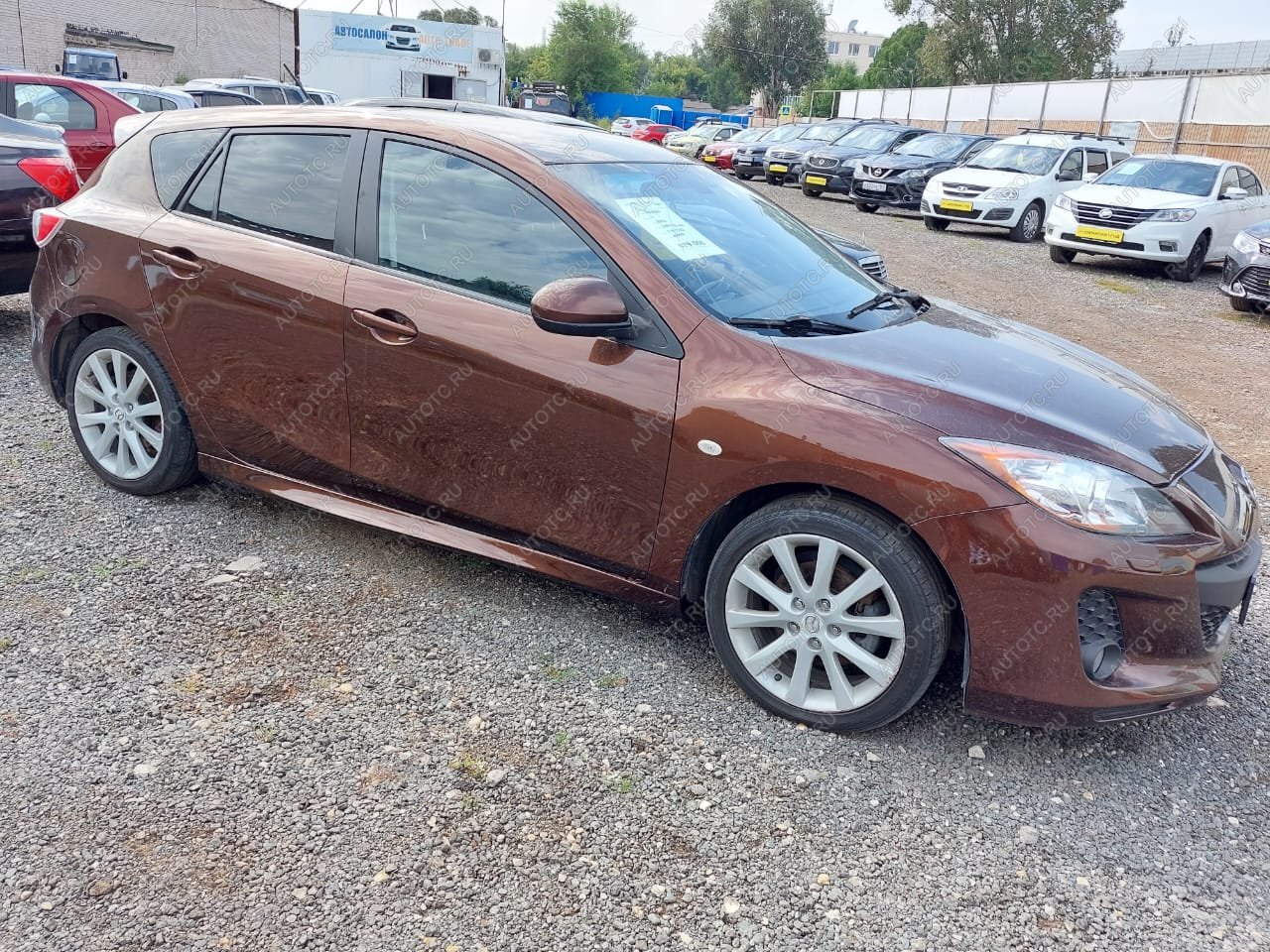 3 499 р. Пластиковые накладки порогов Фанат Тюнинг  Mazda 3/Axela  BL (2011-2013) рестайлинг, хэтчбэк (неокрашенные (глянец под окраску))  с доставкой в г. Пермь