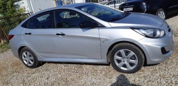 3 499 р. Пластиковые накладки порогов Фанат Тюнинг  Hyundai Solaris  RBr (2010-2017) седан дорестайлинг, хэтчбэк дорестайлинг, седан рестайлинг, хэтчбэк рестайлинг (неокрашенные (глянец под окраску))  с доставкой в г. Пермь. Увеличить фотографию 4