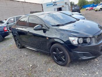3 499 р. Пластиковые накладки порогов Фанат Тюнинг Chevrolet Aveo T300 седан (2011-2015) (неокрашенные)  с доставкой в г. Пермь. Увеличить фотографию 3