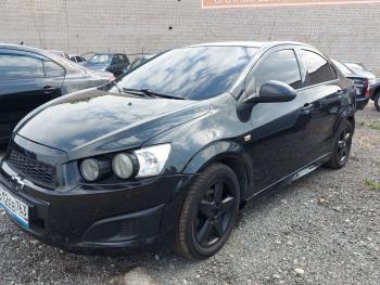 3 499 р. Пластиковые накладки порогов Фанат Тюнинг Chevrolet Aveo T300 седан (2011-2015) (неокрашенные)  с доставкой в г. Пермь. Увеличить фотографию 2