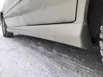 3 499 р. Пластиковые накладки порогов Фанат Тюнинг  KIA Rio  1 DC (2000-2005) дорестайлинг седан, рестайлинг седан (неокрашенные (глянец под окраску))  с доставкой в г. Пермь. Увеличить фотографию 5
