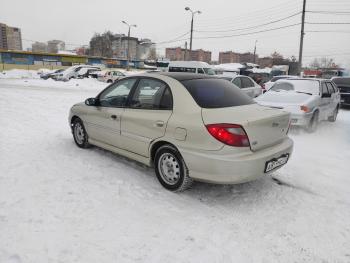 3 499 р. Пластиковые накладки порогов Фанат Тюнинг  KIA Rio  1 DC (2000-2005) дорестайлинг седан, рестайлинг седан (неокрашенные (глянец под окраску))  с доставкой в г. Пермь. Увеличить фотографию 6