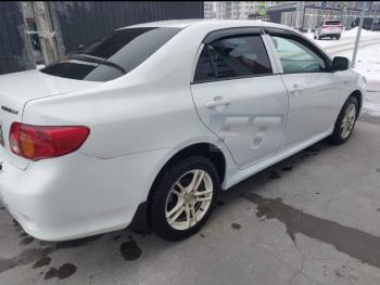 3 289 р. Пластиковые накладки порогов Фанат Тюнинг Toyota Corolla E150 седан рестайлинг (2009-2013) (неокрашенные (глянец под окраску))  с доставкой в г. Пермь. Увеличить фотографию 4