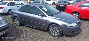 Пластиковые накладки порогов Фанат Тюнинг Mazda 6 GG лифтбэк дорестайлинг (2002-2005)