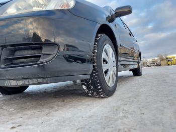 3 499 р. Пластиковые накладки порогов Фанат Тюнинг Toyota Corolla E120 хэтчбек рестайлинг (2004-2007) (неокрашенные (глянец под окраску))  с доставкой в г. Пермь. Увеличить фотографию 4