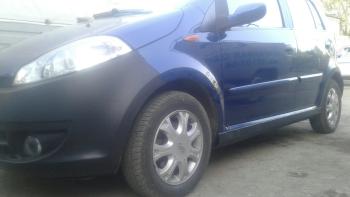 3 499 р. Пластиковые накладки порогов Фанат Тюнинг Chery Kimo A1 хэтчбэк (2008-2014) (неокрашенные (глянец под окраску))  с доставкой в г. Пермь. Увеличить фотографию 5