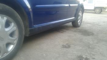 3 499 р. Пластиковые накладки порогов Фанат Тюнинг Chery Kimo A1 хэтчбэк (2008-2014) (неокрашенные (глянец под окраску))  с доставкой в г. Пермь. Увеличить фотографию 6
