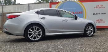 3 499 р. Пластиковые накладки порогов Фанат Тюнинг Mazda 6 GJ 1-ый рестайлинг седан (2015-2018) (неокрашенные (глянец под окраску))  с доставкой в г. Пермь. Увеличить фотографию 4
