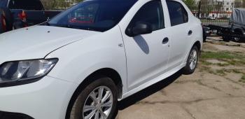 3 499 р. Пластиковые накладки порогов Фанат Тюнинг  Renault Logan ( 1,  2) (2004-2025) дорестайлинг, рестайлинг, дорестайлинг, рестайлинг (неокрашенные (глянец под окраску))  с доставкой в г. Пермь. Увеличить фотографию 2