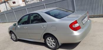 3 499 р. Пластиковые накладки порогов Фанат Тюнинг Toyota Camry XV30 рестайлинг (2004-2006) (неокрашенные (глянец под окраску))  с доставкой в г. Пермь. Увеличить фотографию 3