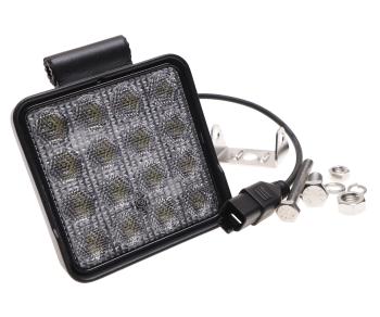 Фара рабочего света квадратная 108x108x48мм 24Вт (16 светодиодов) IP69К SolarX Flood LUMEN