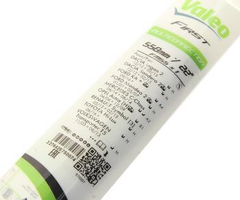 1 089 р. Щетка стеклоочистителя 550мм бескаркасная First Pyramid Multiconnection V2 VALEO  с доставкой в г. Пермь. Увеличить фотографию 5