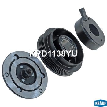 12 549 р. Шкив CHEVROLET Captiva компрессора кондиционера KRAUF  с доставкой в г. Пермь. Увеличить фотографию 2