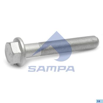 Болт MAN крепления опоры кабины (М16x100x1.5мм) SAMPA