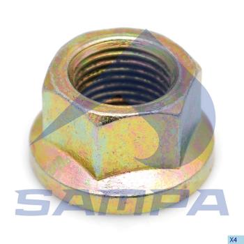 Гайка М16х1.5 пальца амортизатора,колеса SAMPA