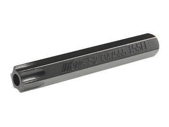 Бита TORX Т55Hх75мм 10мм удлиненная S2 JTC