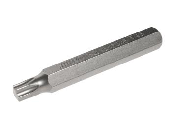 Бита TORX Т45х75мм 10мм удлиненная S2 JTC