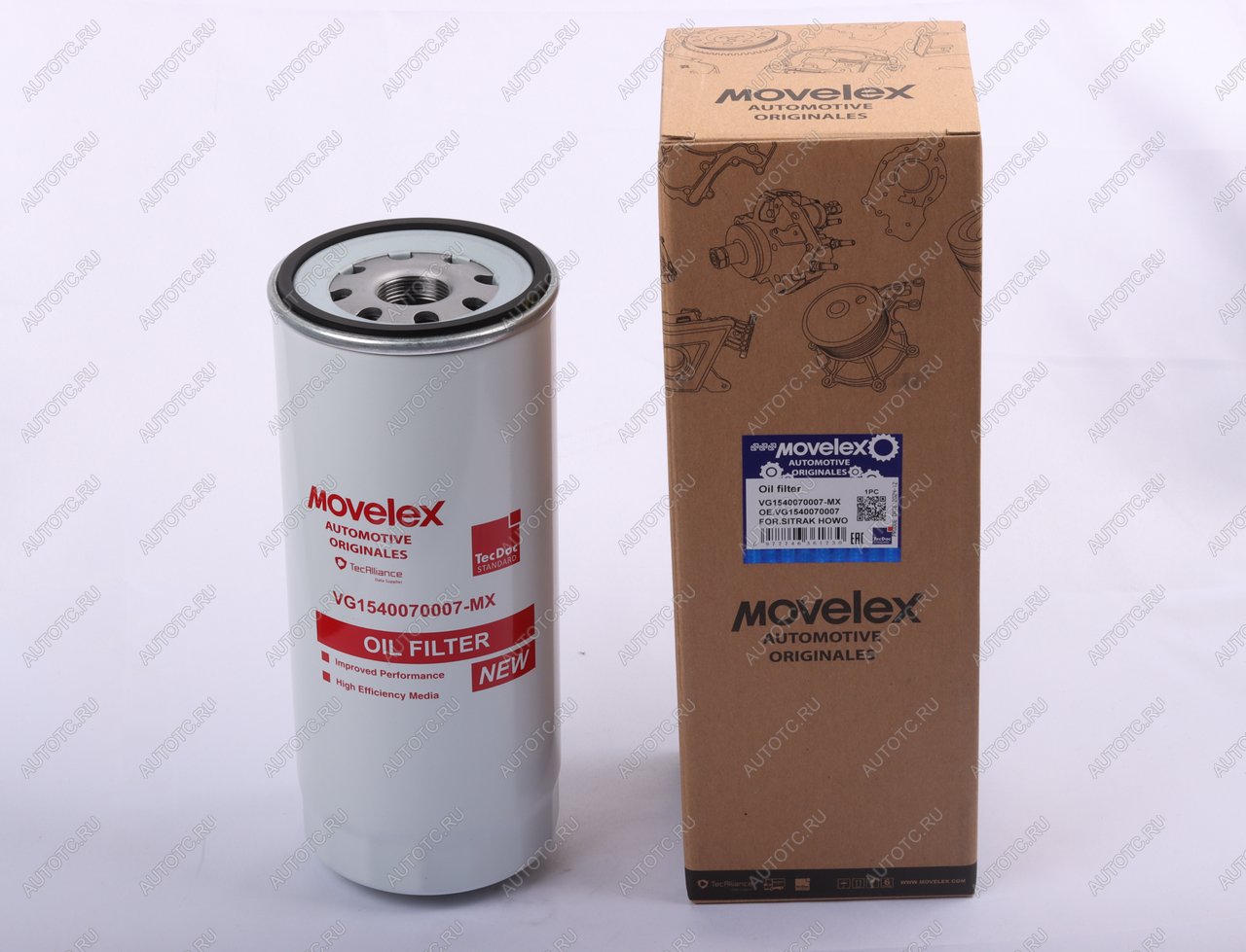 1 379 р. Фильтр масляный SITRAK HOWO ЕВРО-3 MOVELEX  с доставкой в г. Пермь