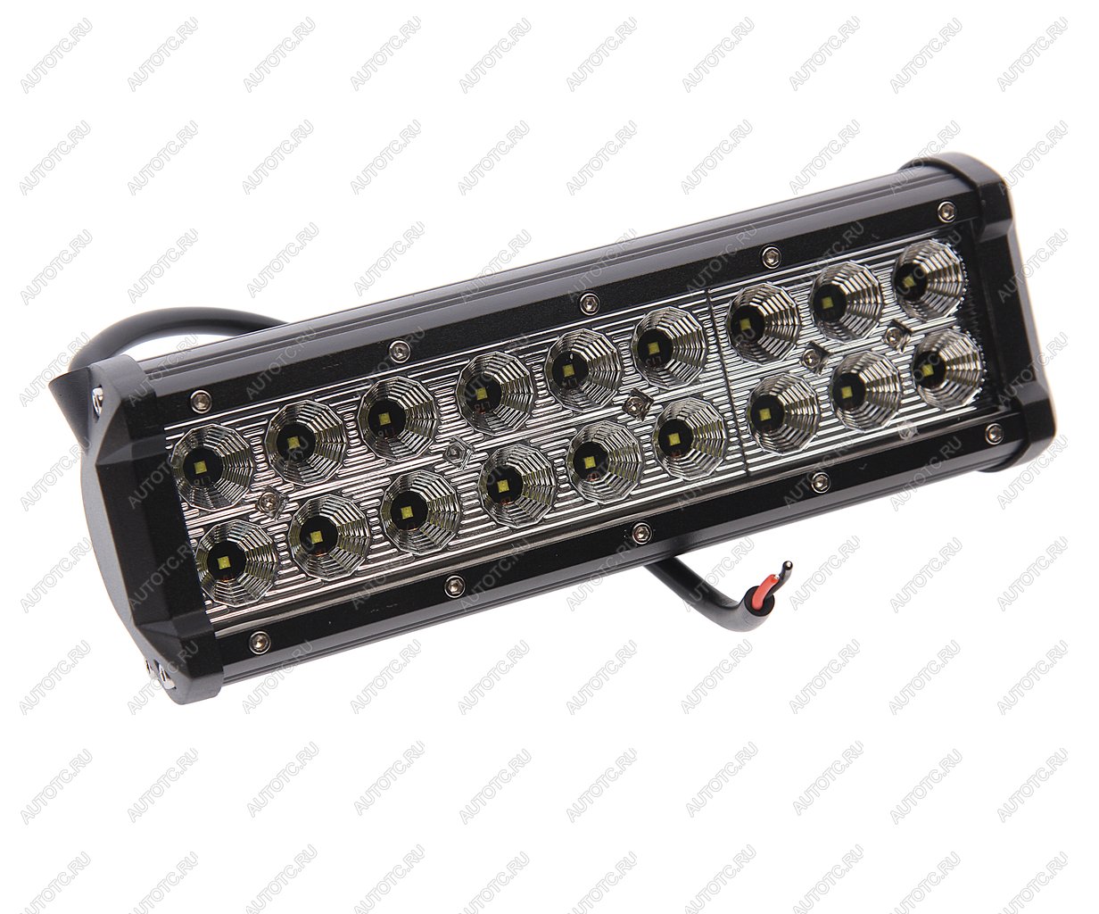 2 589 р. Балка светодиодная 1224V 54W (18 светодиодов) 235х85х65мм (ближний свет) двухрядная SAMRAI  с доставкой в г. Пермь