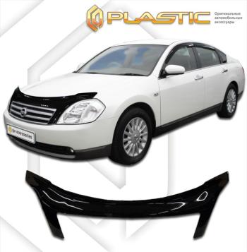 Дефлектор капота (exclusive) CA-Plastic Nissan Teana 1 J31 дорестайлинг (2003-2005)