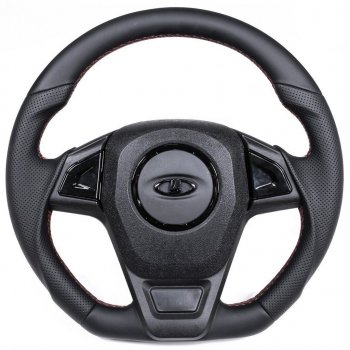 6 899 р. Рулевое колесо  autodemic Лада Калина 1118 седан (2004-2013) (анатомическое, в коже)  с доставкой в г. Пермь. Увеличить фотографию 10