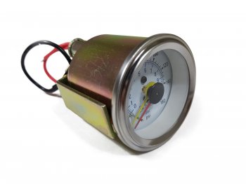 5 799 р. Манометр VIAIR 2 160 PSI, 2 контура, с подсветкой, белый Viair 90083  с доставкой в г. Пермь. Увеличить фотографию 2