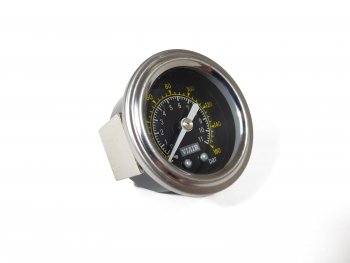 1 449 р. Манометр VIAIR 1.5 160 PSI, черный Viair 90085  с доставкой в г. Пермь. Увеличить фотографию 2