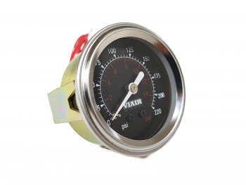 1 999 р. Манометр VIAIR 2 220 PSI, с подсветкой, черный Viair 90090  с доставкой в г. Пермь. Увеличить фотографию 2