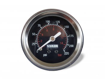 1 999 р. Манометр VIAIR 2 220 PSI, с подсветкой, черный Viair 90090  с доставкой в г. Пермь. Увеличить фотографию 5
