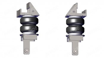 26 549 р. Пневмоподвеска Mercedes-Benz Sprinter 411 - 416 (96-), задняя ось, двухскатная ошиновка заднего моста Арайд 41050  с доставкой в г. Пермь. Увеличить фотографию 1
