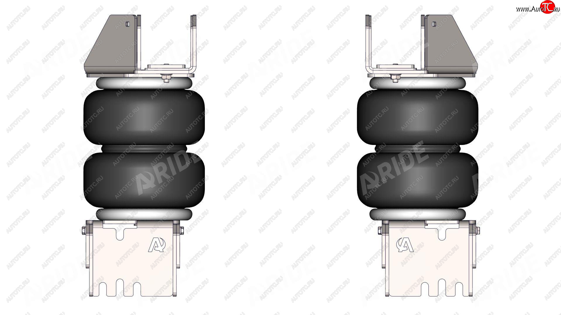32 899 р. Пневмоподвеска Mercedes-Benz Sprinter W906 309 - 324; 209, Volkswagen Crafter 35 (2007-2016), 4x4, полный привод, задняя ось Арайд 41014  с доставкой в г. Пермь