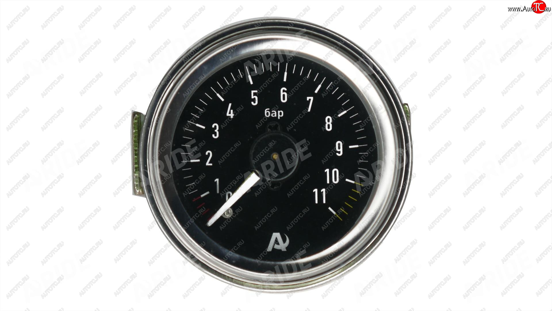 3 299 р. Манометр ARIDE 53 мм, 2х11 бар (160 PSI), 2, черный Арайд м 53 2 11  с доставкой в г. Пермь