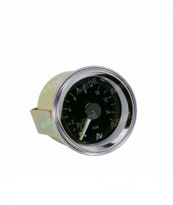 3 299 р. Манометр ARIDE 53 мм, 2х15 бар (220 PSI), 2, черный Арайд м 53 2 15  с доставкой в г. Пермь. Увеличить фотографию 3