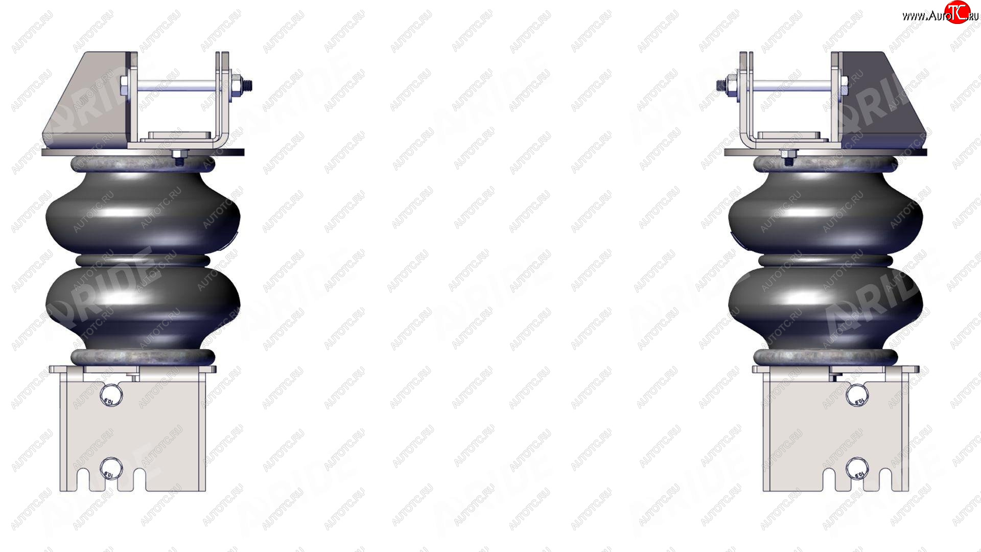 34 999 р. Пневмоподвеска MERCEDES Sprinter 315  VOLKSWAGEN Crafter 35 (07-13), грузовой, задняя ось Арайд 41012  с доставкой в г. Пермь