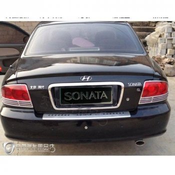 2 589 р.     Накладка заднего бампера Hyundai Sonata EF  hysn5-nbn00  с доставкой в г. Пермь. Увеличить фотографию 1