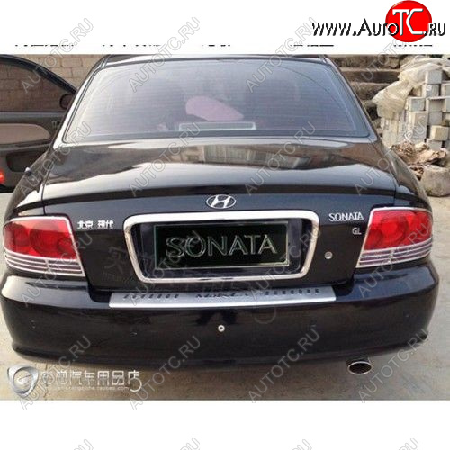 2 589 р.     Накладка заднего бампера Hyundai Sonata EF  hysn5-nbn00  с доставкой в г. Пермь